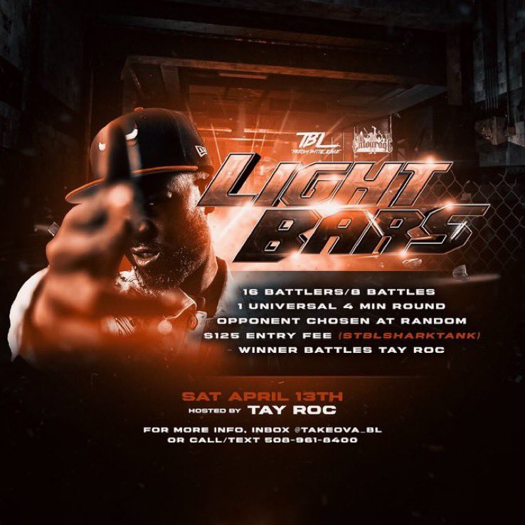 FACEMALONE's tweet photo. #StayTuned @TBLSharkTank #Tournament @TheOnlyTayRoc #LiteBars https://t.co/hnNOVreSan