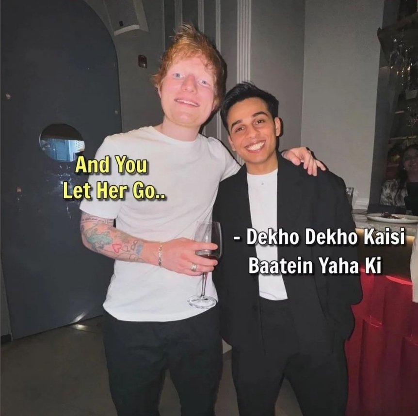 ShutupAyushiii's tweet image. Real life mashup