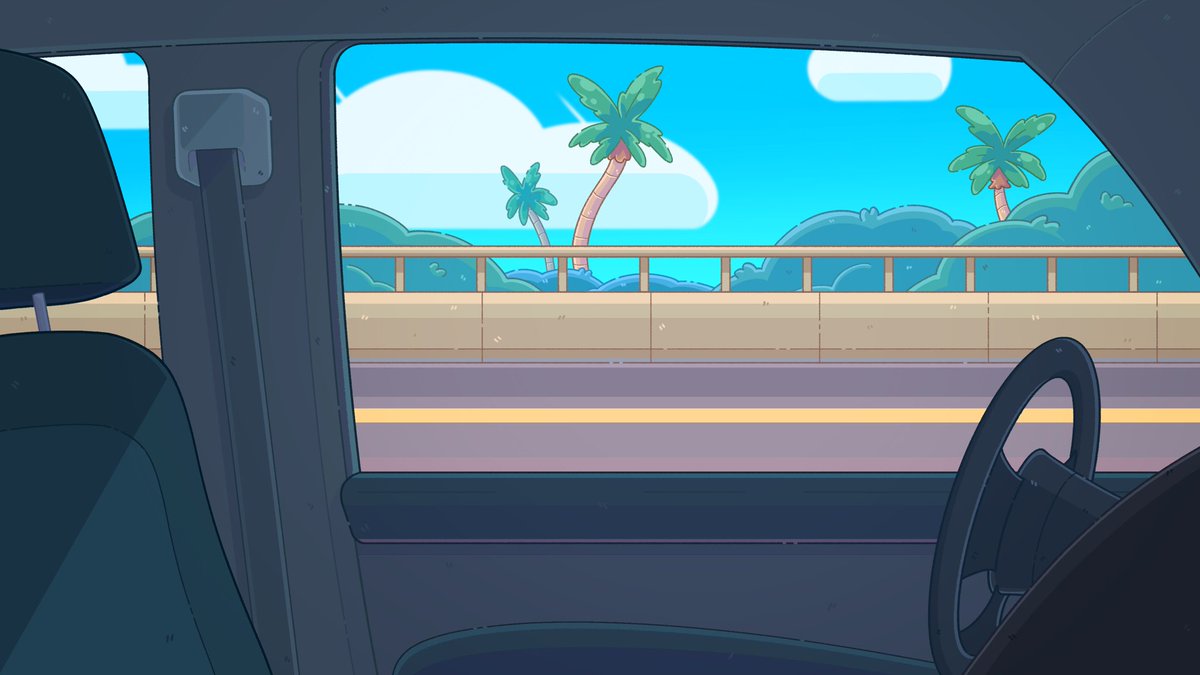 New @theodd1sout video just dropped! Here are some of the backgrounds I painted for “I Miss YouTube Rewinds” ⏪️