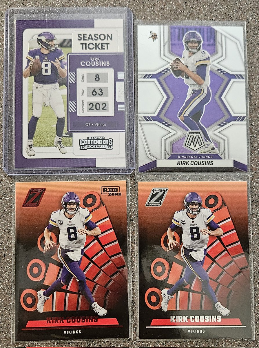 Is anybody interested in these?  I collect thousands of cards and have only kept four of his by accident.  I need to make room for more Desmond Ridder cards for my collection. #desmondridder #whodoyoucollect #thehobby #nothim #SKOL #ATL #NFL