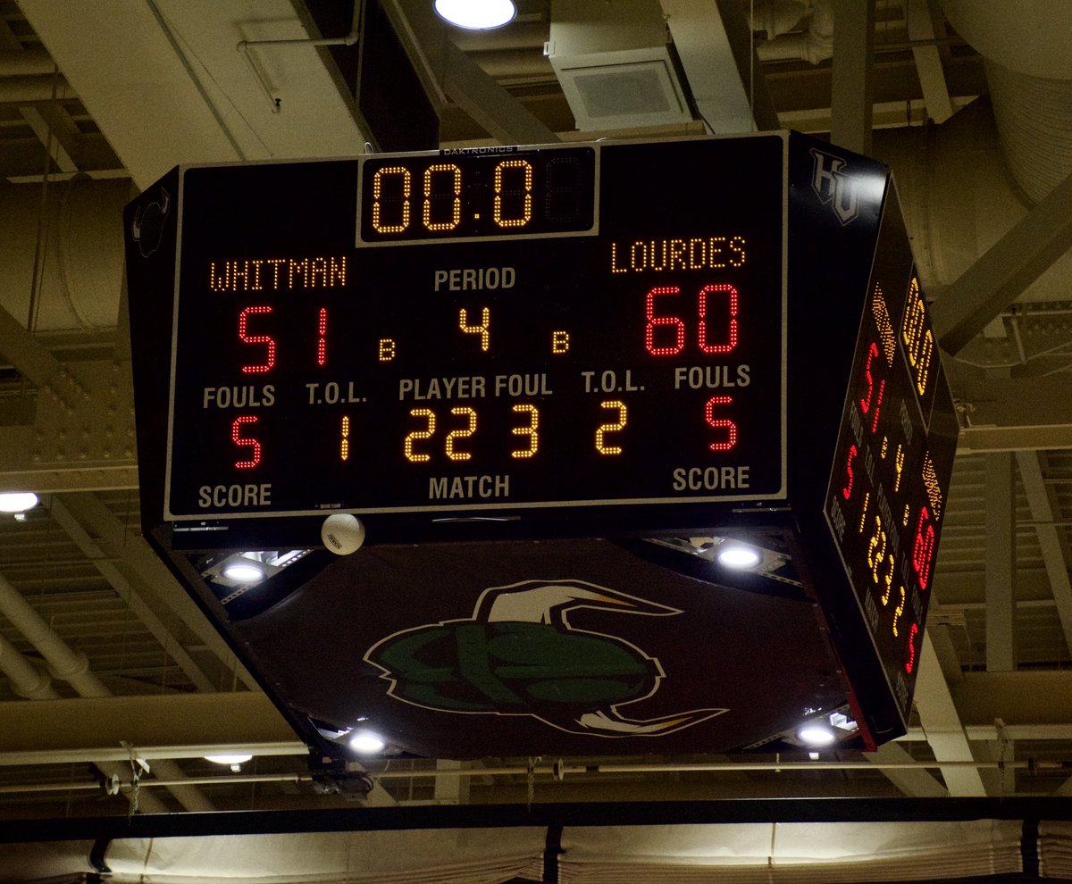 Our Lady of Lourdes 60
Walt Whitman 51
Fnl

An early grind became free-flowing, and as Lourdes supporting cast settled, depth of producers showed as they held off a good Whitman team to make AAA finals. <a href="/SimonePelish/">simone pelish</a> 14 to lead balanced effort; <a href="/IrisHoffman20/">Iris Hoffman</a> 23 for WW. Game 2 ✔️