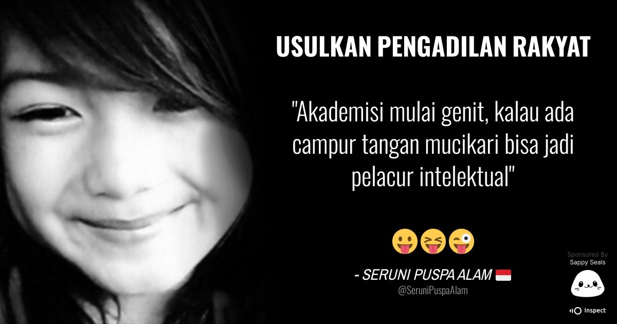 SERUNI PUSPA ALAM 🇮🇩 tweet media