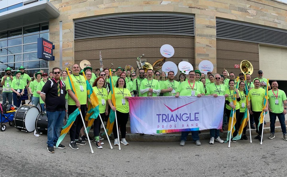 Triangle Pride Band tweet media