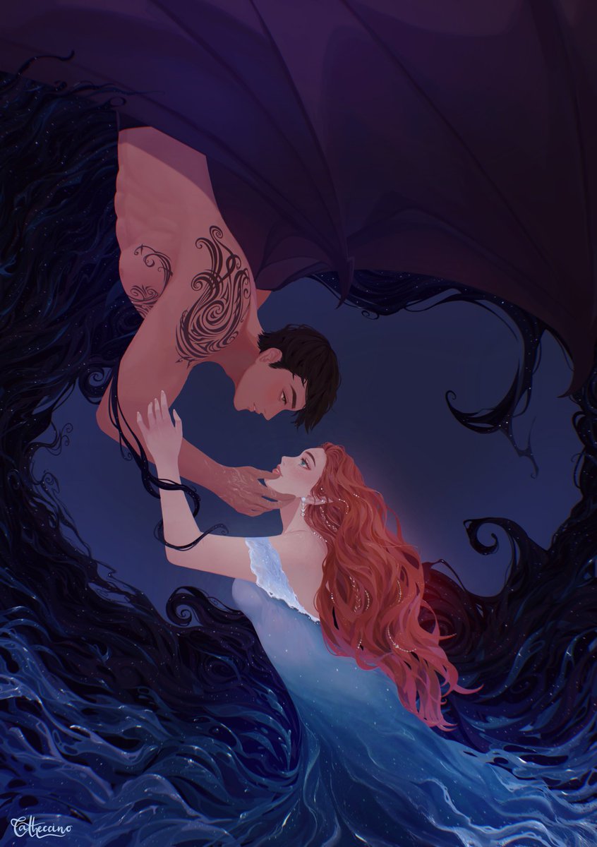 foreverinelysia's tweet photo. Where the Sky meets the Sea 

Arrt by @cathecci 

Comm by @: trashforazriel and I for @gwynrielweeks #gwynrielweeks2024 

No reposts please! https://t.co/X2rBjaCclp