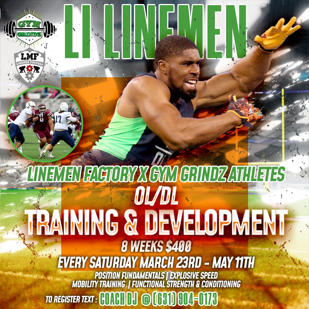 ⚠️🚨⚠️CALLING ALL LINEMEN, HOGS, EDGE, TRENCH WARRIORS ⚠️🚨⚠️ COME GET THIS WORK💯 UNPRECEDENTED TRAINING HERE IN SUFFOLK. DONT PROCRASTINATE...DOMINATE‼️