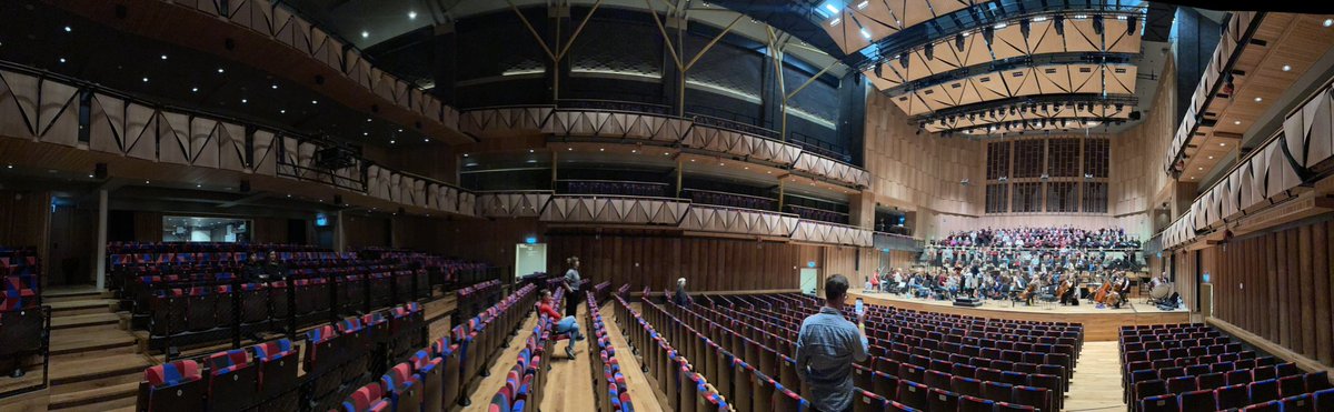 Absolutely stunning concert hall. @BristolChoral sounding fab, too! Should be a good one #Verdi #Requiem