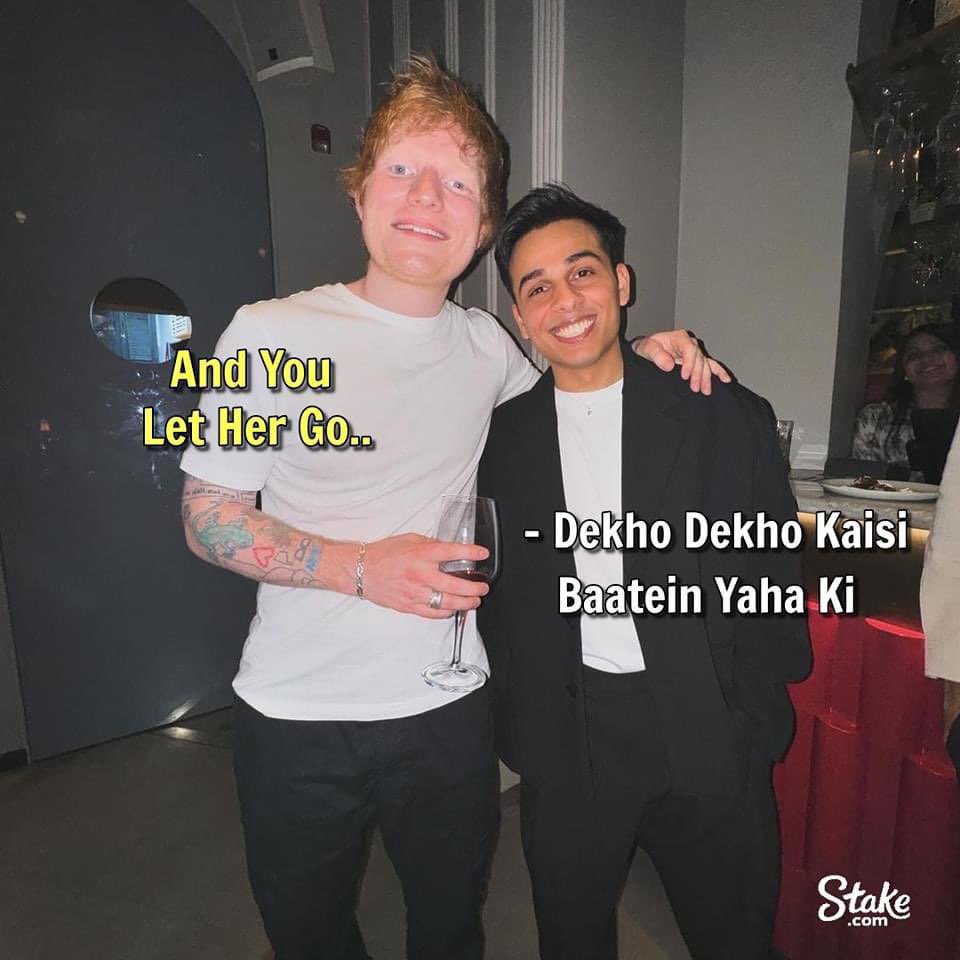 Can’t believe people are making memes on this 😭😂 #EdSheeran #AnuvJain