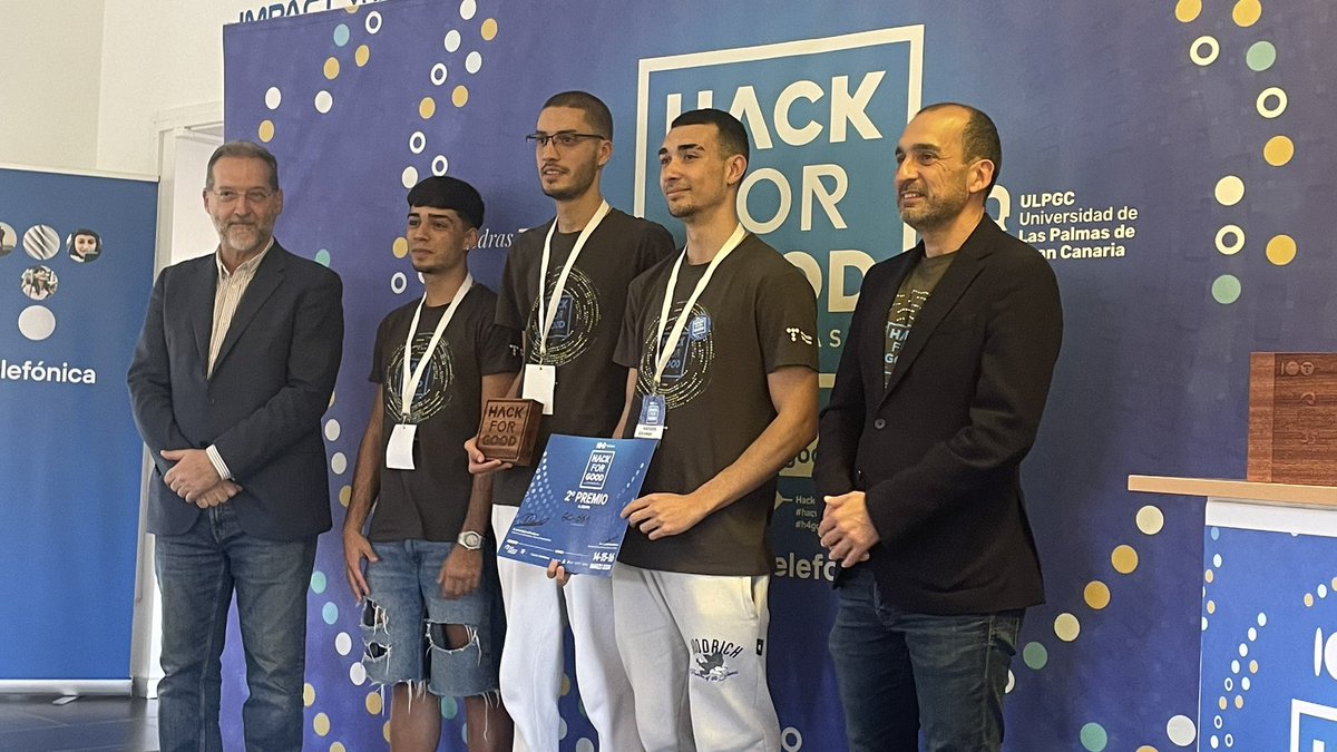 Segundo premio #Hackforgood2024 para #GC001  👏🏻👏🏻