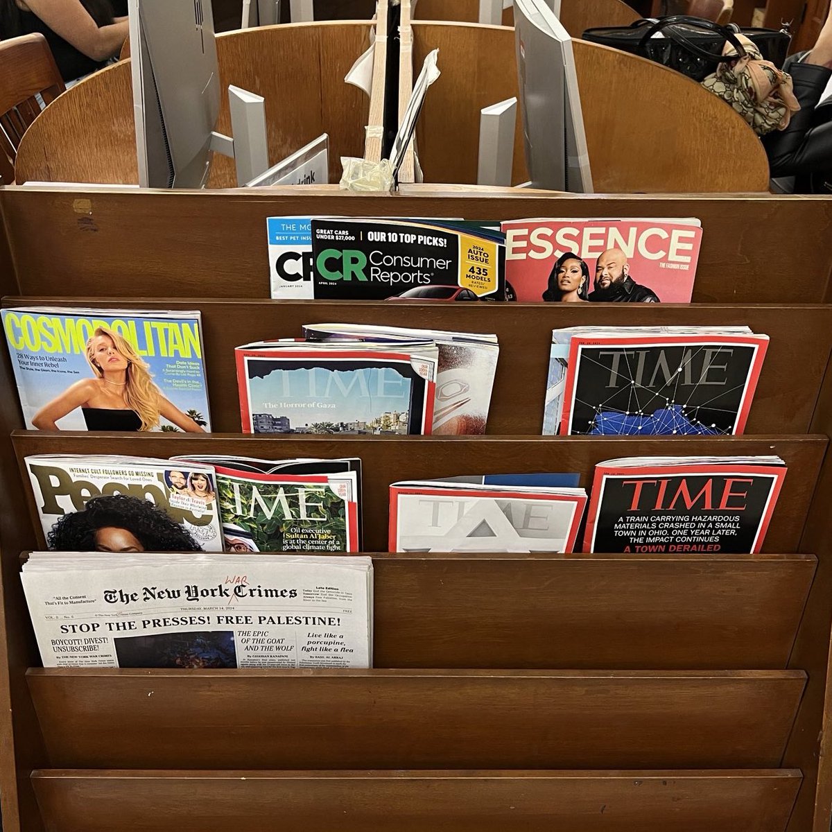Here’s the new issue of the NYWC at the Brower Park and DeKalb branches of the Brooklyn Public Library 🗞️