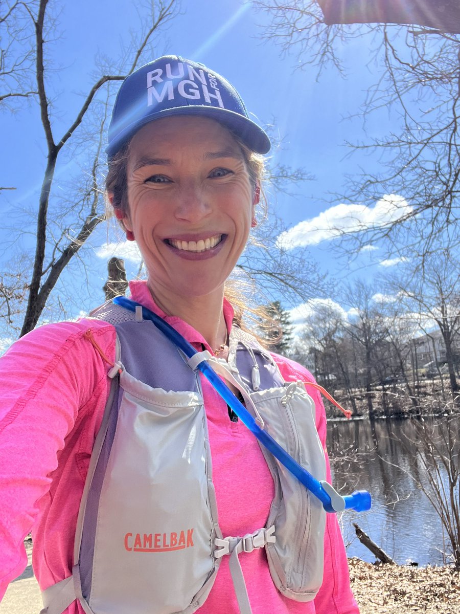 20 mile long run today with my new front teeth! If you’re able to give any amount helps ❤️ @MassGeneralNews @MassGenBrigham @bostonmarathon givengain.com/project/sarah-…