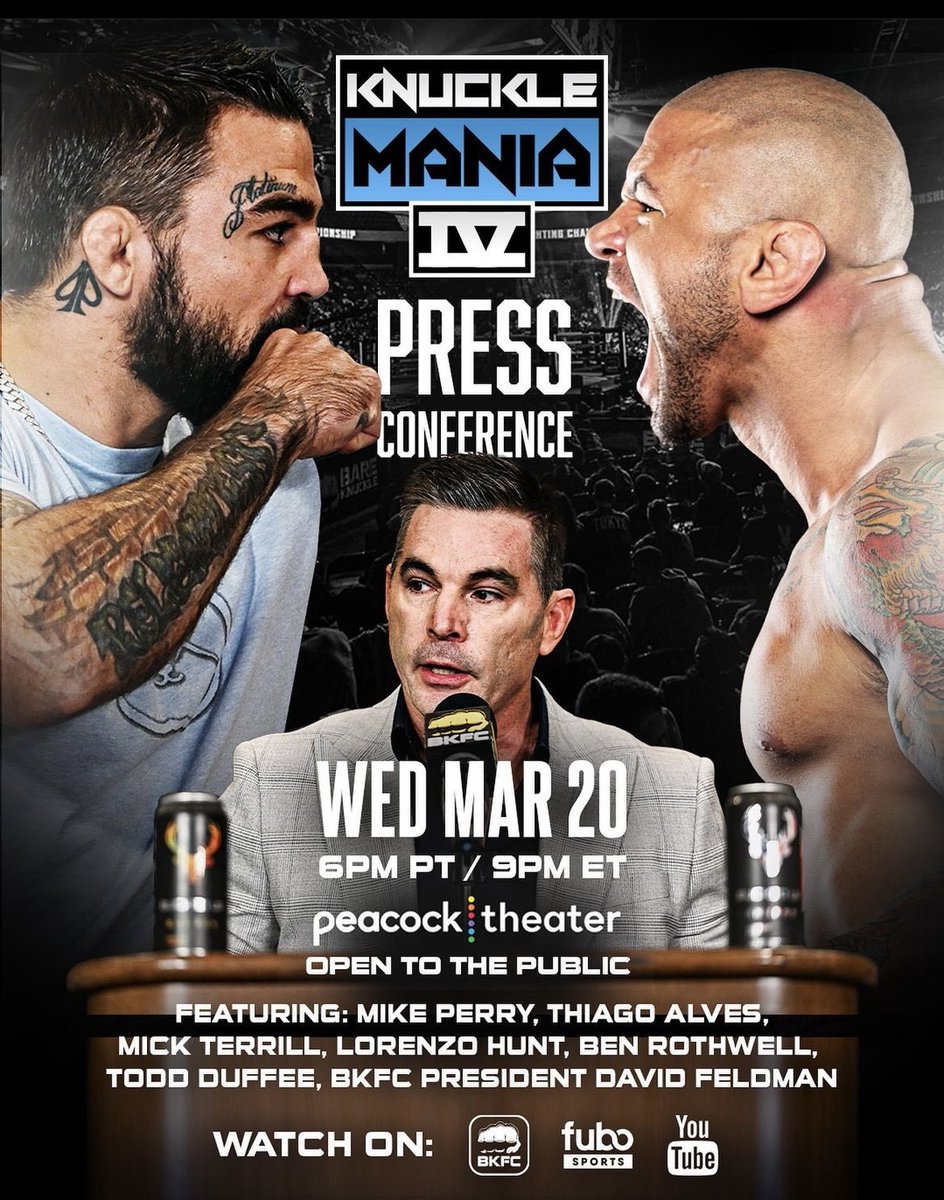 The Bareknuckle Los Angeles kick off 6 pm this Wednesday March 20!! Celebrity Boxing will be in the house!! To attend Email: Dcranston@bkfc.com