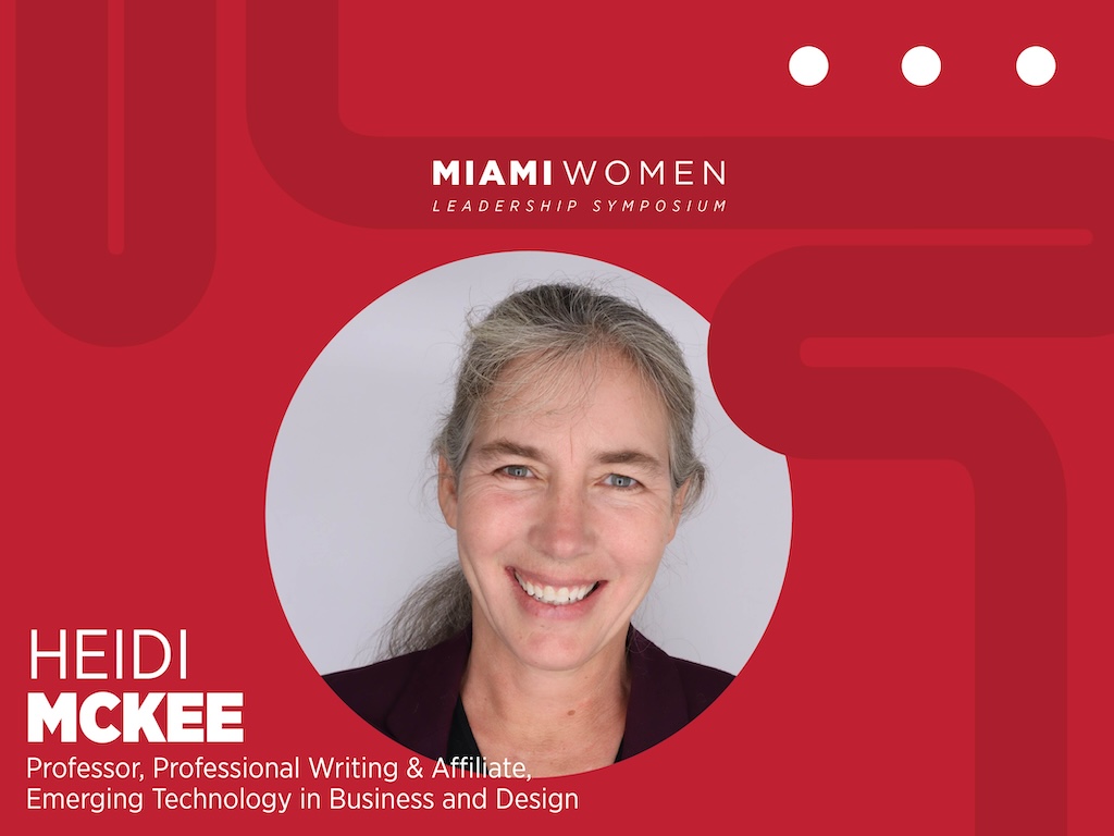 To AI, or not to AI, that is the question Heidi McKee will be shedding light on during her presentation at this year's MIAMI Women Leadership Symposium. Register today to save your spot: bit.ly/4a50Q67