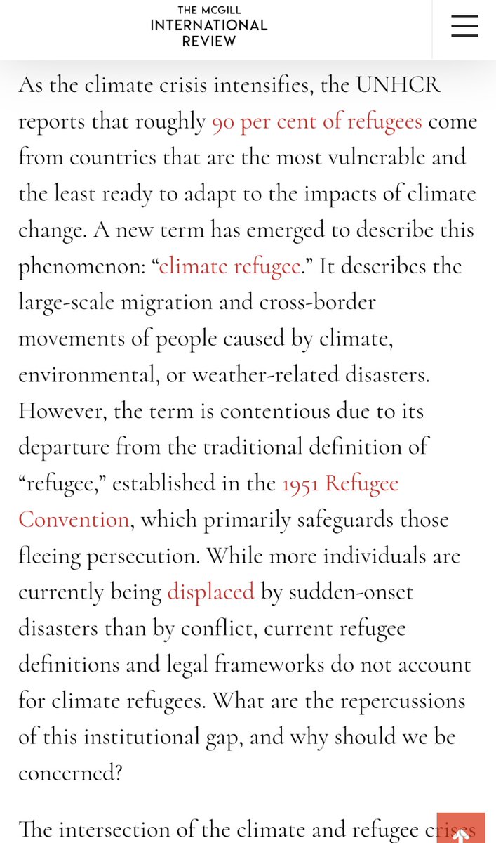 StreetTreck's tweet photo. ♻️#BeyondBorders: #Confronting #Need 4 #ClimateRefugee #Protection. A #look at #institutional #gap of #1951RefugeeConvention and #climate #refugee #dilemma🛤️
#LargeScaleMigration #CrossBorderMovement
#StreetTreck🛤️
https://t.co/znM8qNXOV8 https://t.co/kulOuo78HQ