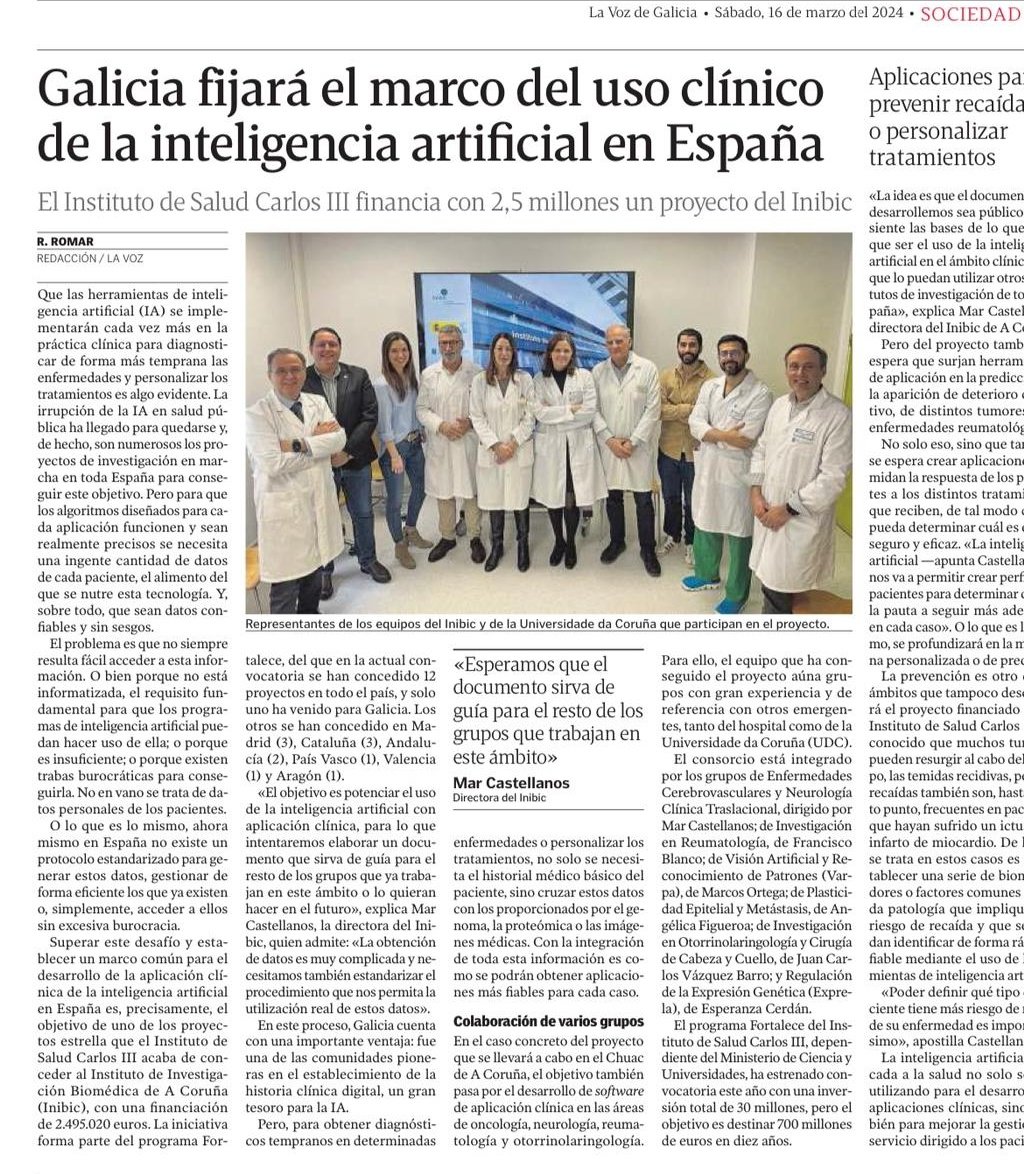 Otorrinolaringología #CHUAC (@orlchuac) on Twitter photo Enhorabuena al #giorlccc de <a href="/ORLCHUAC/">Otorrinolaringología #CHUAC</a> y a los otros grupos de investigación del #inibic
#docencia #Investigación
<a href="/parenteorl/">Pablo Parente</a> @cvazbar <a href="/Mayo_ORL/">Miguel Mayo</a> Enhorabuena al #giorlccc de <a href="/ORLCHUAC/">Otorrinolaringología #CHUAC</a> y a los otros grupos de investigación del #inibic
#docencia #Investigación
<a href="/parenteorl/">Pablo Parente</a> @cvazbar <a href="/Mayo_ORL/">Miguel Mayo</a>