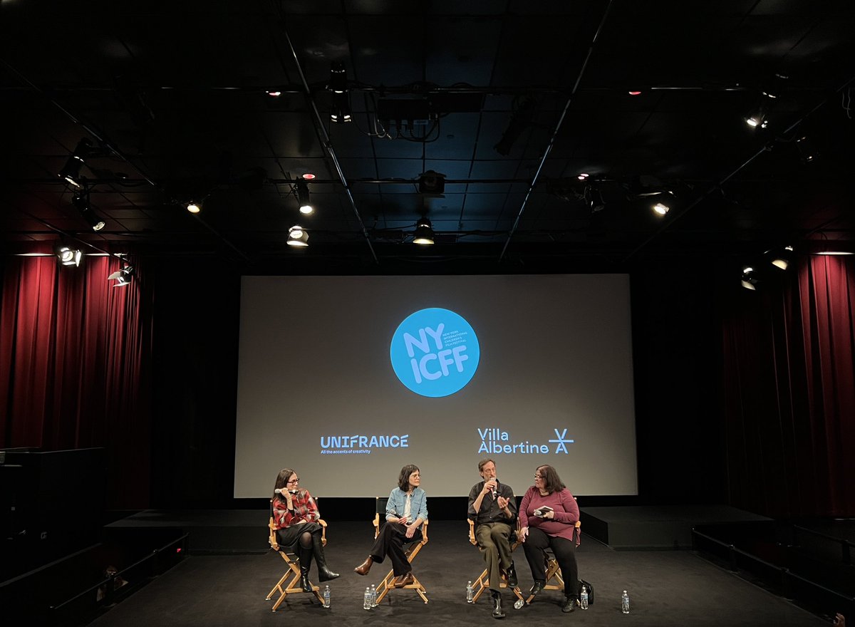 Throughly enjoyed #ChickenForLinda which needs to come out in mainstream theaters across the US! The story, the songs, animation, and characters are just perfect. #NYICFF2024 #frenchcinema #SebastienLaudenbach #chiaramalta #lindaveutdupoulet <a href="/NYICFF/">NYICFF</a> <a href="/GKIDSfilms/">GKIDS Films</a>