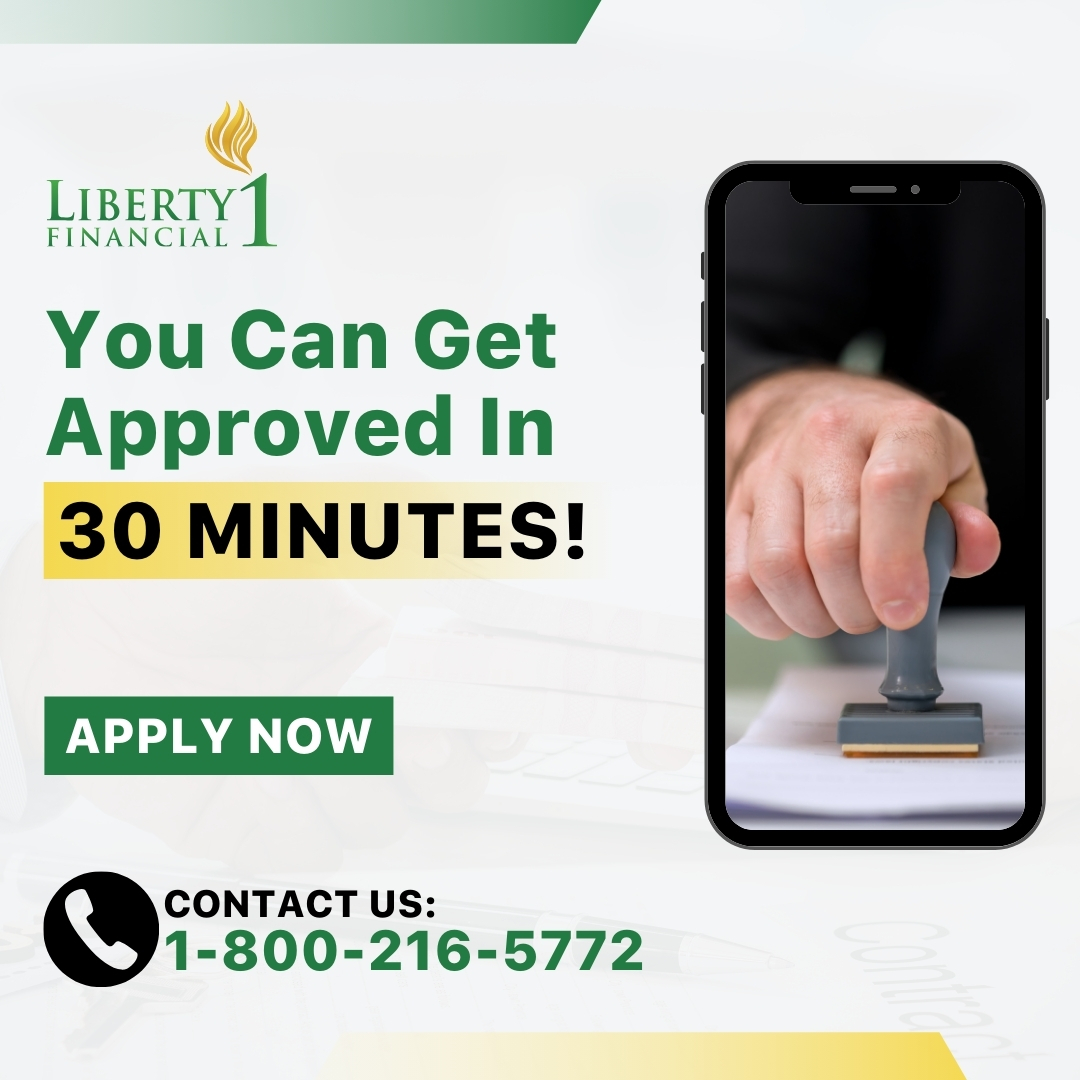 We believe in you and your dreams ✨ which is why we offer fast and easy loan approvals—in just 30 minutes! Let's make it happen together!  
.
.
.
.
.
 #FinancialPartners #LoansMadeEasy  #Liberty1 #CaliforniaFinance #Liberty1CA #Personal loans #SmartFinances