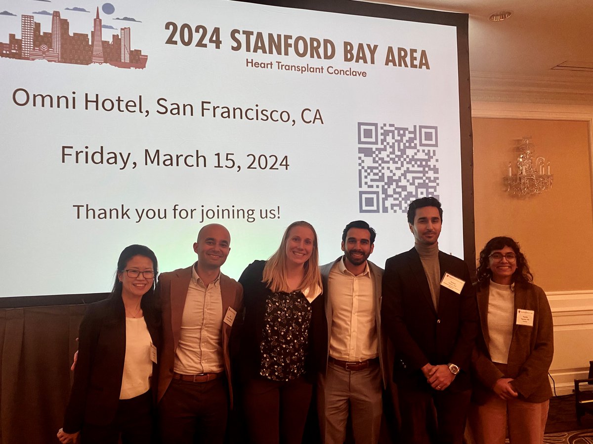 🙌Thanks to Faculty & HF fellows & @JosefStehlik for making the @Stanford Bay Area 🫀 Transplant Conclave a success‼️ Great content and SRO‼️ @StanfordMed @StanfordCTSurg @kpnorcal @UCSFCardiology @CardiologyUc @ACHDatStanford @stanfordpedcard @cpmc_ahftc @KiranKhush1 @EldrinL