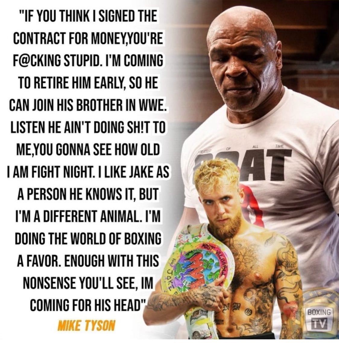 MattyDMMA's tweet photo. @MRussoKOB we can only hope. https://t.co/nuPOXEbzms