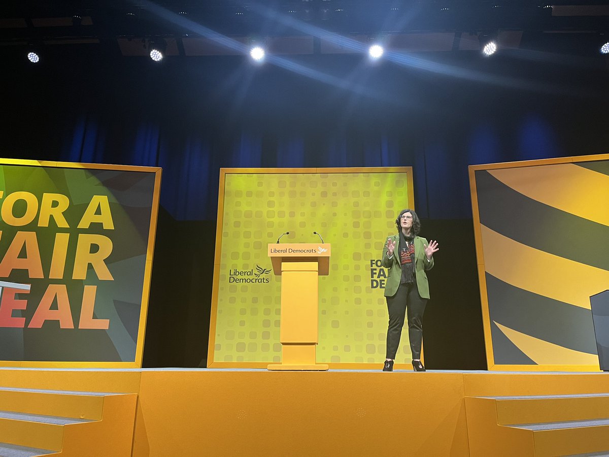 Wow. Utterly moved by @LaylaMoran’s speech on Gaza and the road to peace. A key message (I’m paraphrasing slightly): ‘This war is not about Israel versus Palestine. This is about extremists versus peacemakers’. A win for the peacemakers is a win for us all. Thank you, Layla.