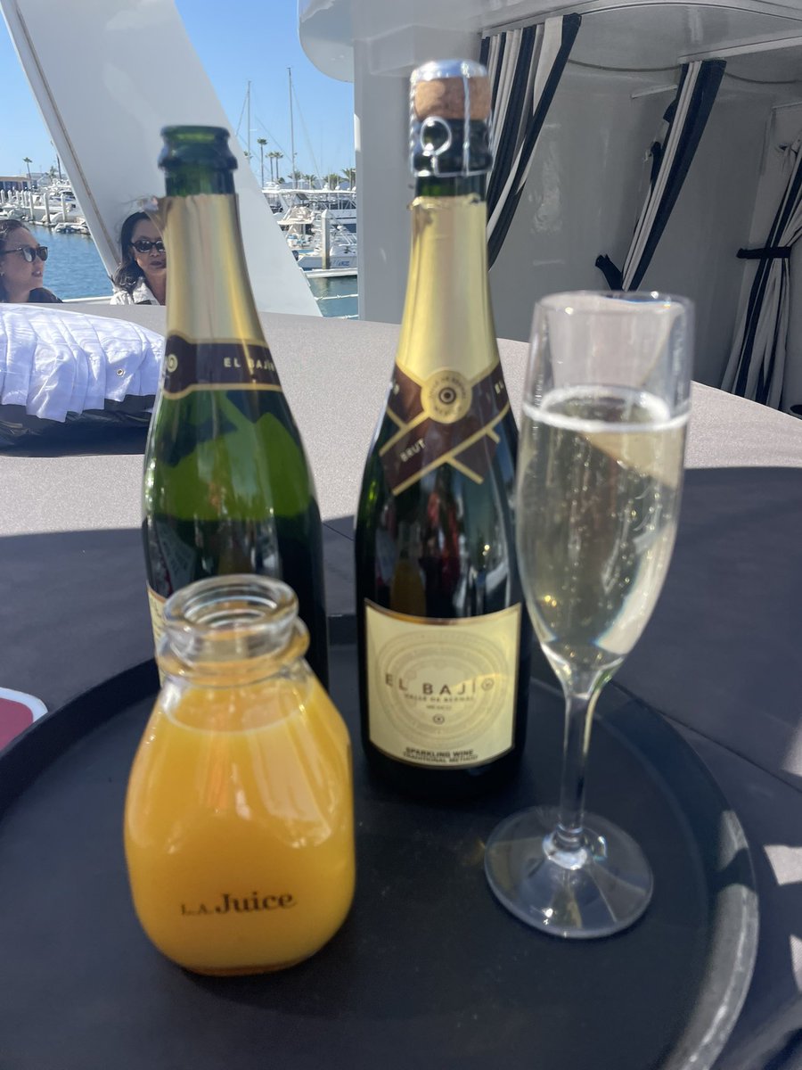 When you board the Nerissa @ZolnaYachts in @visitsandiego from the @SheratonSanDiego be sure to take a sparking#ElBajioWines @BajaCalifornia wine