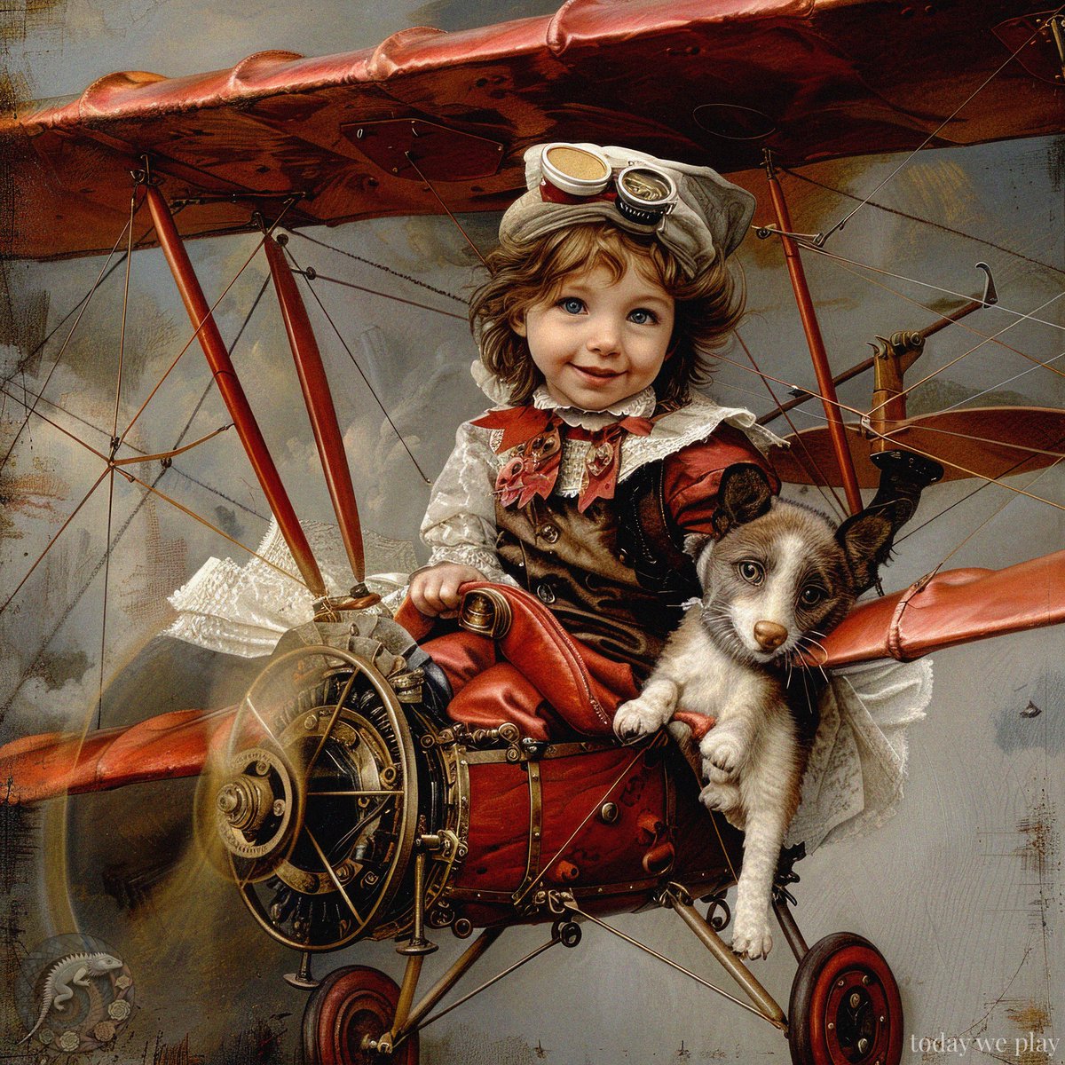 "Today we play", all together, all the day.

#AIArtwork #AIArtistCommunity #AIArtCommunity #Midjourney #Photoshop #DigitalArt #digitalillustration