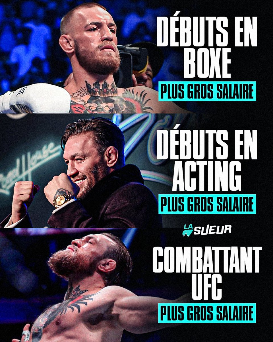 CONOR MCGREGOR ET SES SALAIRES 💸 Le combattant le mieux payé de l’histoire à l’UFC mais également pour des débuts en boxe ou encore en tant qu’acteur. 🤑