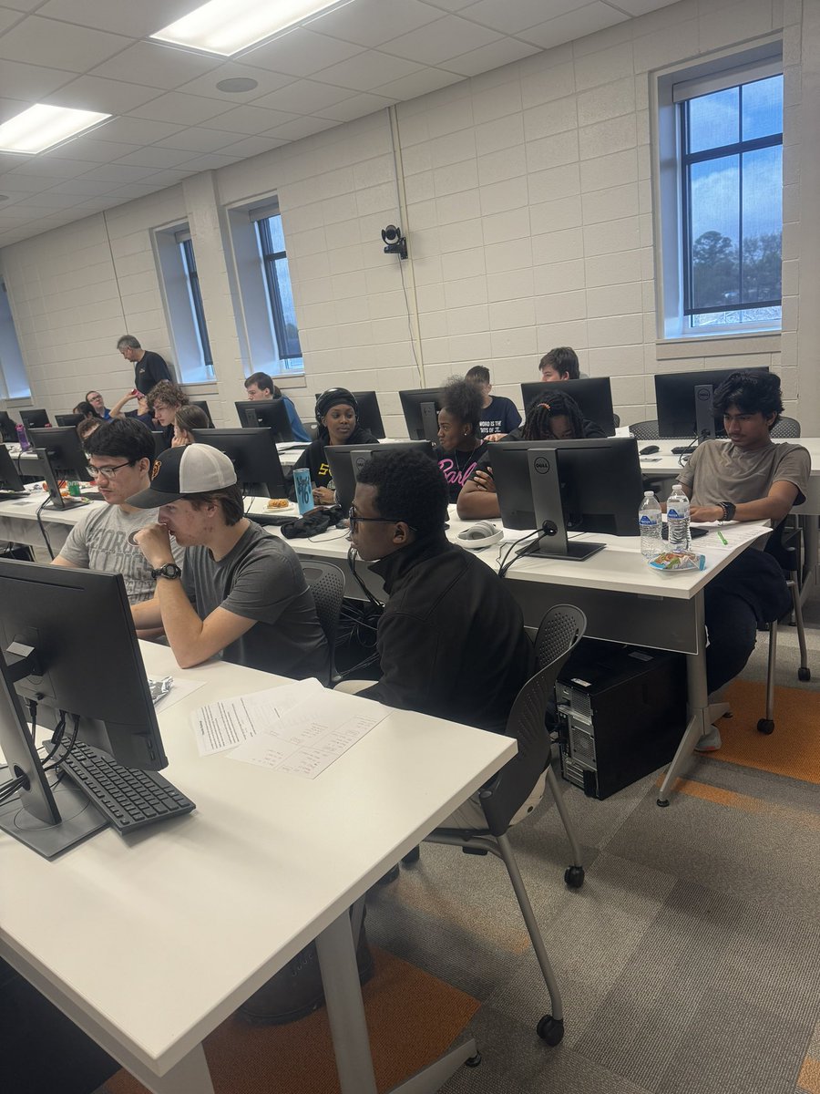 Students from @BibbSchools including @NEHSRaiders, @CHChargers, @howardhshuskies showcase their programming skills at Mercer University Computer Science High School Programming Contest #STEMeducation #codingcontest