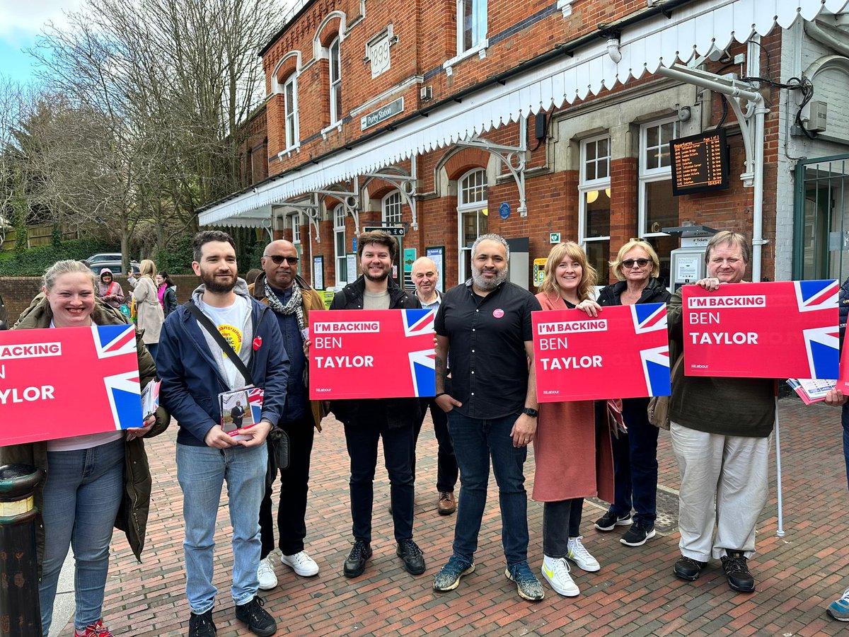 Great to spend Saturday out for @BenJLTaylor in the key Battleground seat of Croydon South 🌹 Fantastic first day of the Battleground Weekend❤️ Bring on tomorrow ✊