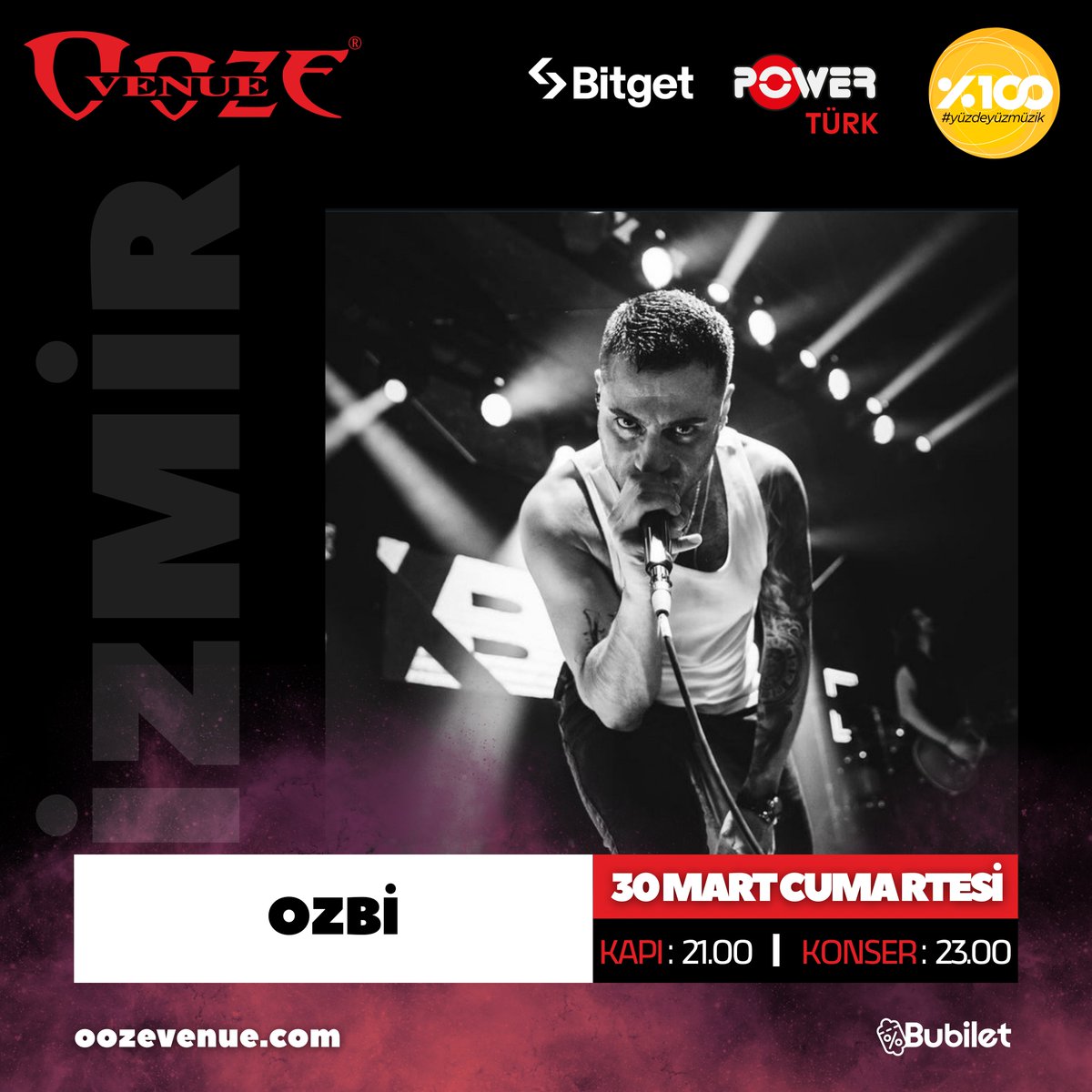 🎶🎼 30 Mart İzmir <a href="/OzBi_/">OzBi</a> Konserinde beraberiz!

Siz bu gönderiyi 3 kişiyi etiketleyerek paylaşın

Bizde şanslı 2 kişiyi 1 gece konaklamalı İzmir konserine götürelim 😉

Takip et
3 kişiyi etiketle 
Etkinliği paylaş

Ekstra sürprizler de gelecek 😉