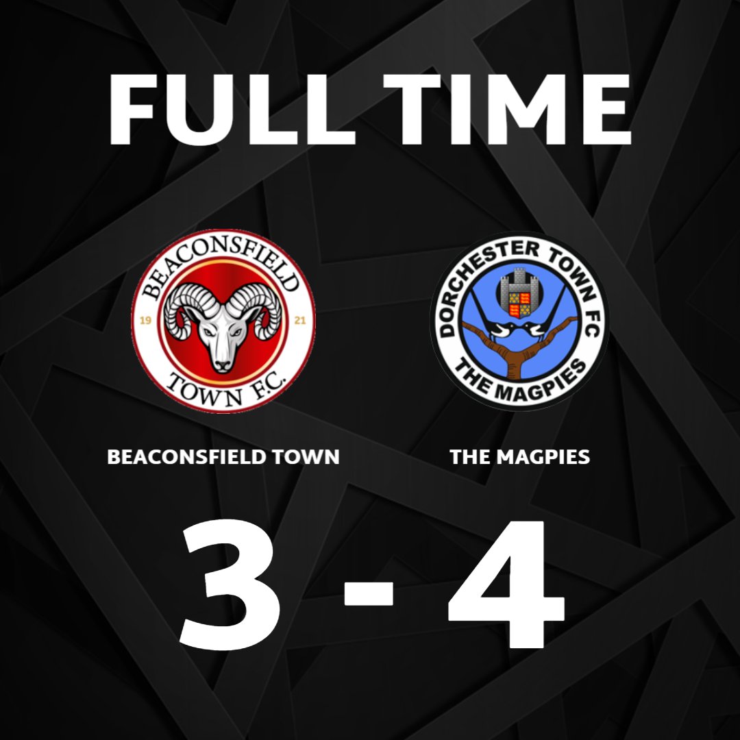⏱️ | 𝗙𝗨𝗟𝗟 𝗧𝗜𝗠𝗘

Beaconsfield Town 3-4 The Magpies

ANOTHER HUGE AWAY WIN! 😍

#WeAreDorch ⚫️⚪️
