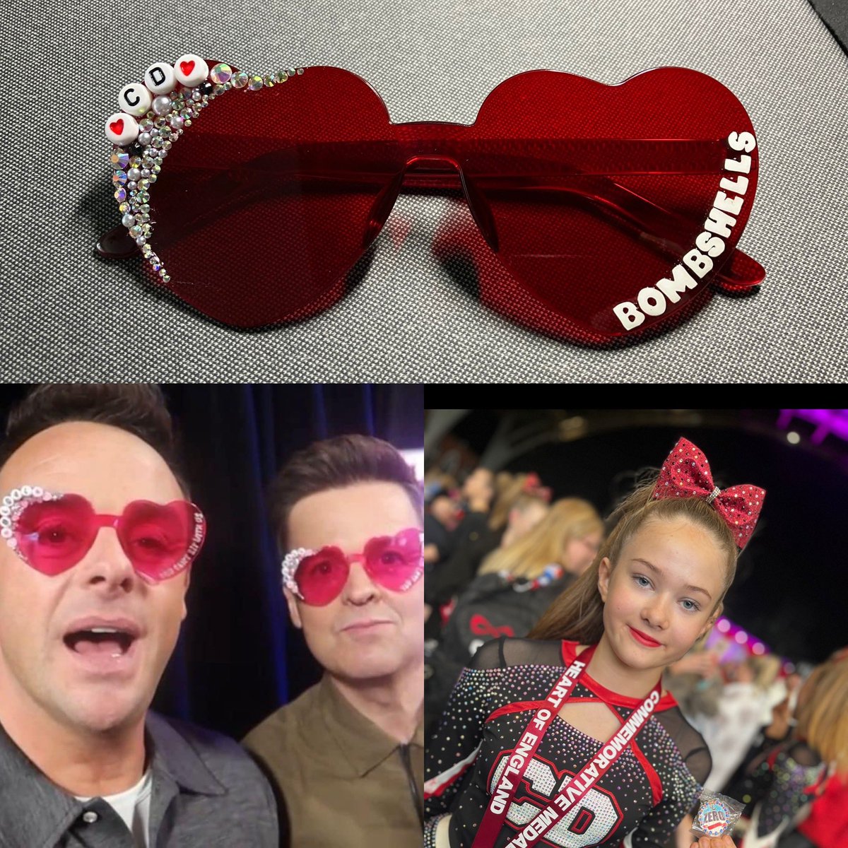 Sunnies ready for Florida as modelled here by @antanddec #allstarworldschampionships
