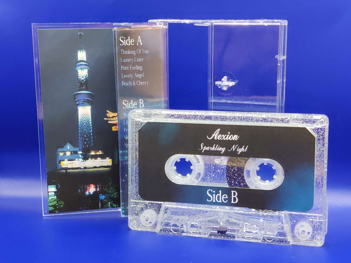 shatterfoil's tweet image. Copies of Aexion (@aexionmusic) - Sparkling Night are now available on the site! 

If you enjoy late night lo-fi or anything from this artist’s previous output, this is top of the line in both areas.

shatterfoilindustries.bandcamp.com/album/sparklin…
