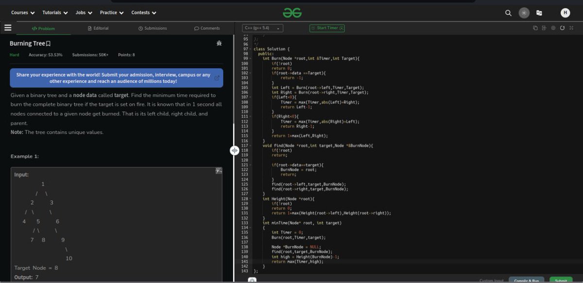 himanshura_i's tweet image. Day 151 of #180daysofcoding
#dsa 
In binary tree:
-Burning Tree.
-Max Path Sum btw 2 special nodes.

#dev
In React:
-Class Based Components.
-how to write it.
- React life cycle.
- ComponentDidMount
- ComponentDidUpdate
- ComponentWillMount
- Unmounting phase in useEffect.
