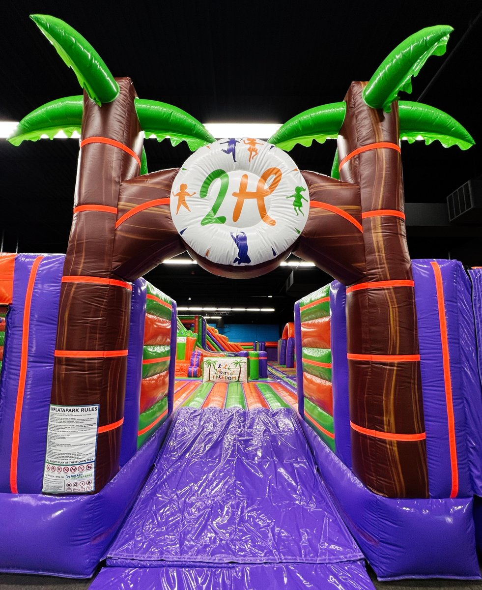 galaxybulls's tweet image. Elevate your brand image with Galaxy! Take your business to new heights by adding personalized touches to your inflatable park, such as custom entryways, brand colors and logos! @2hrsoffreedom 
#UniqueMarketing #CustomInflatablePark
Want to learn more? 👉 galaxymultirides.com/inflate-a-park…