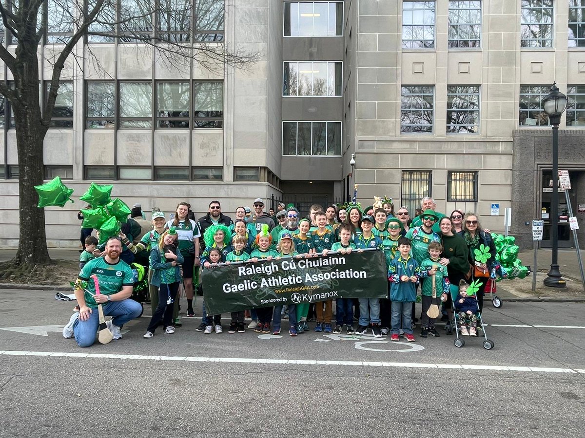 Great turnout at the Raleigh St Patrick’s day parade!