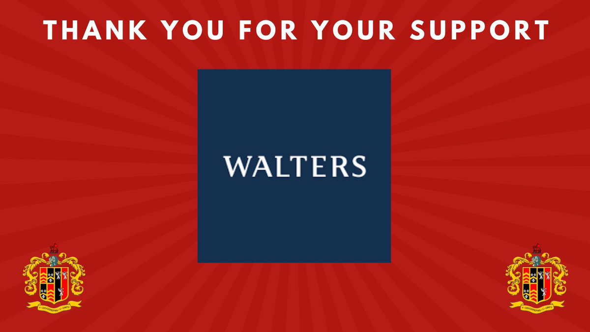 🔦SPONSORSHIP SPOTLIGHT🔦 A big thanks to one of our biggest sponsors - @TheWaltersGroup With long standing links to the club they have been a huge supporter of GRFC. A multi-faceted business with roots in plant & civil engineering. They offer a wide range of other services!