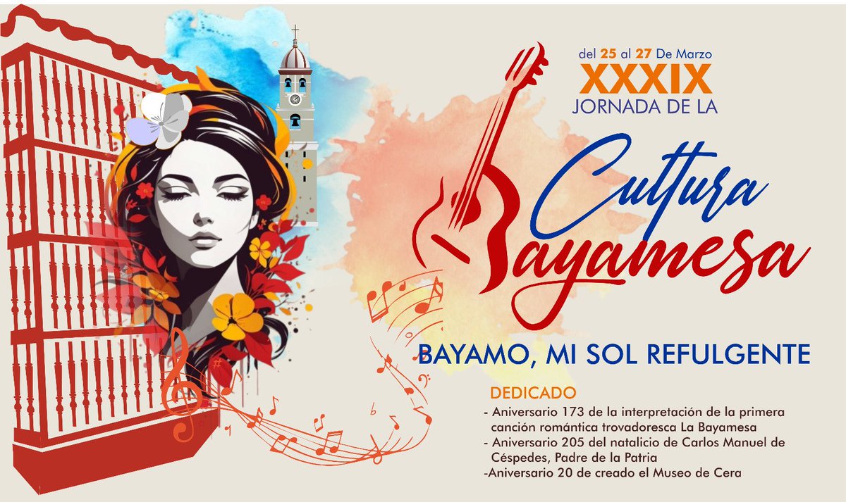📌 No recuerdas gentil Bayamesa
Que tú fuiste,
Mi sol refulgente... 
#Bayamo
#ProvinciaGranma