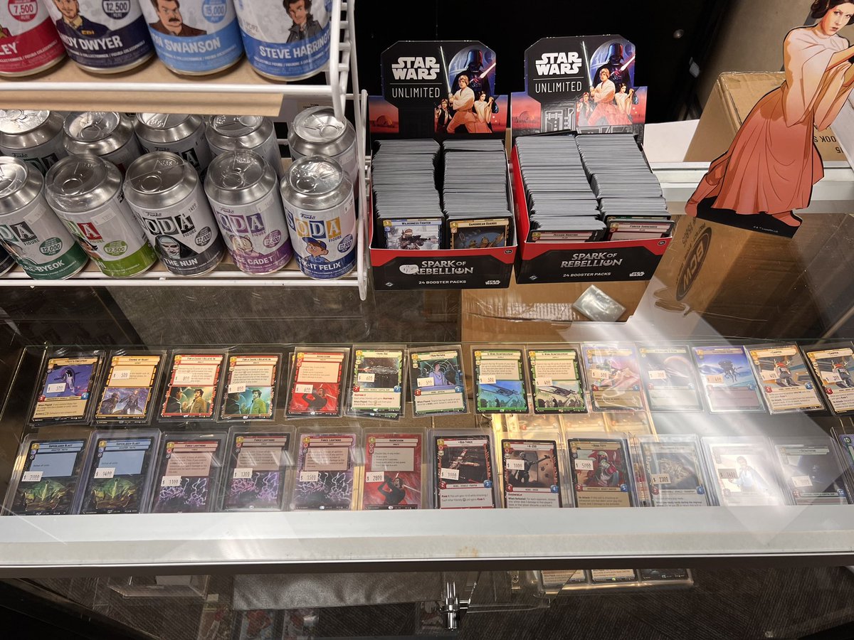 KingscacheATX's tweet image. Star Wars Unlimited! Singles and some sealed product available today!