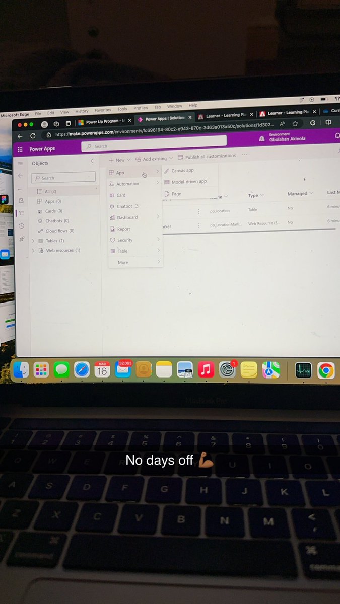itsabefe's tweet photo. @Microsoft Power Platform course going on well 💪🏾
#Microsoft #PowerPl #PowerApps https://t.co/hYWXUAJEI2
