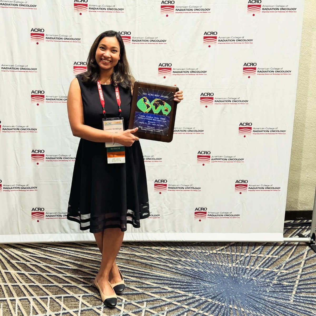radonc2027's tweet photo. Very Happy and Honored to receive ACRO BEST AWARD! @ACRORadOnc @ACROresident https://t.co/kUTH5cjNh3