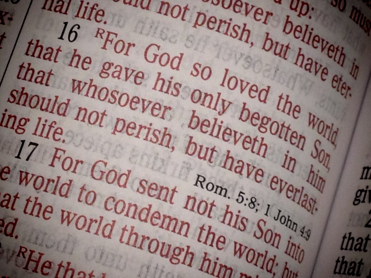 Happy #John316Day everyone! 'For God so loved the world, that he gave his only Son, that whoever believes in him should not perish but have eternal life.' Amen!