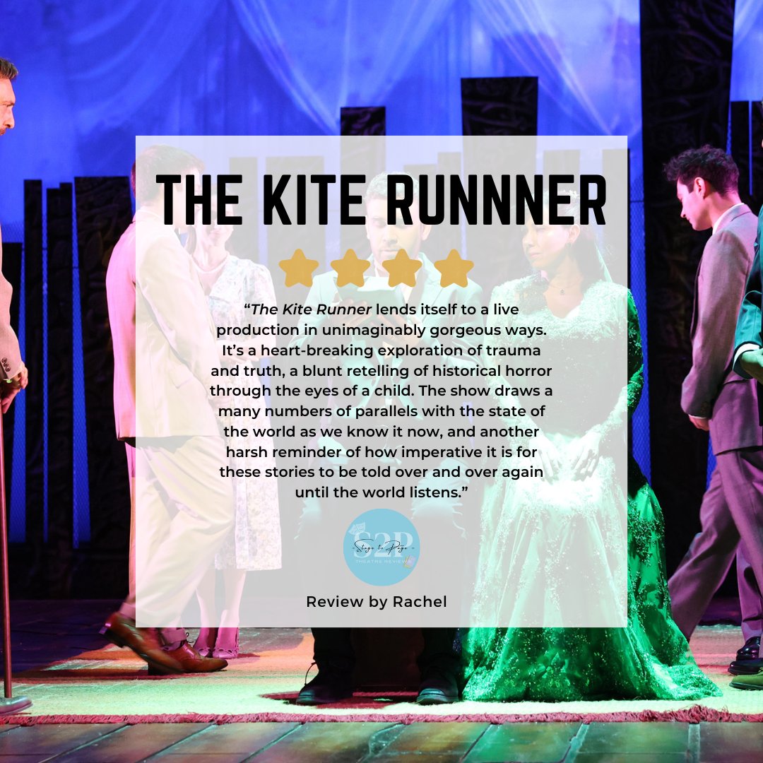 Check out our ⭐⭐⭐⭐ review of @KiteRunnerPlay 🪁 Full review here: stagetopage.co.uk/2024/03/the-ki… AD | gifted photo credit: Barry Rivett for Hotshot Photography