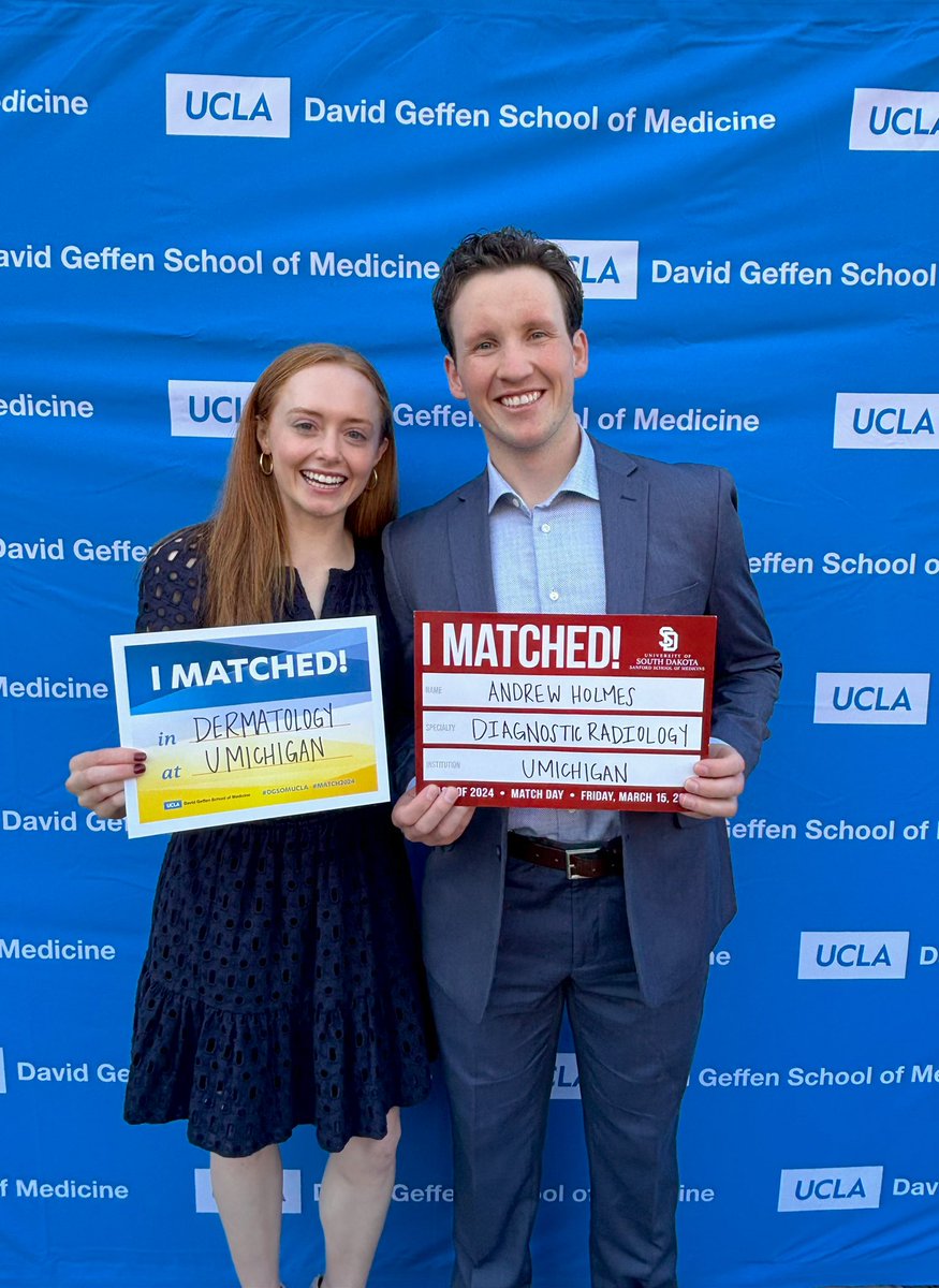 University of Michigan here we come! I cannot wait to continue dream chasing alongside the one who makes me a better person each and every day. Go Blue! 💙💛
#Match2024 #dermtwitter