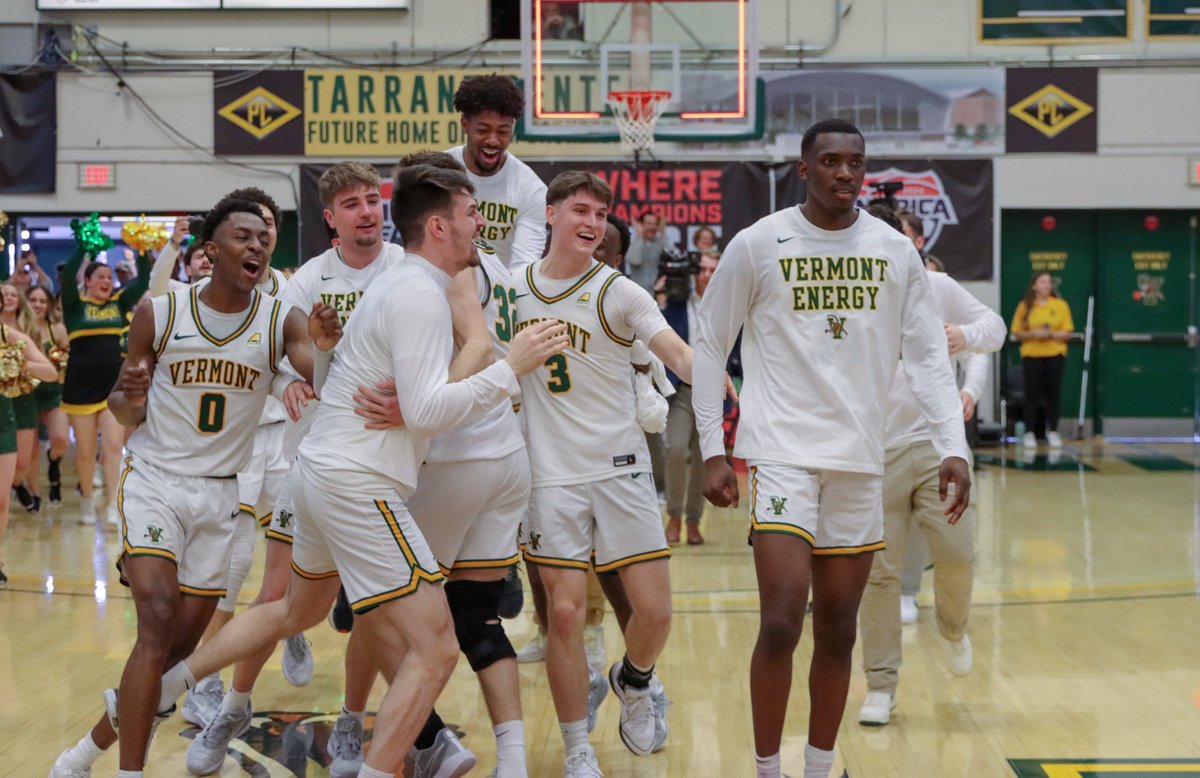 UVMmbb's tweet photo. Let's Dance Catamount Country!
#MarchMadness2024 https://t.co/xF6fhpfTIq