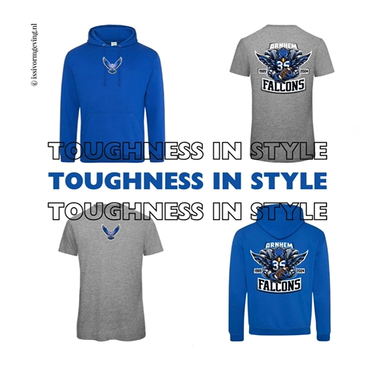🔥 𝗔𝗿𝗻𝗵𝗲𝗺 𝗙𝗮𝗹𝗰𝗼𝗻𝘀 𝟯𝟱𝘁𝗵 𝗔𝗻𝗻𝗶𝘃𝗲𝗿𝘀𝗮𝗿𝘆 Merch! 🏈 Dive into 35 years of pride with this awesome anniversary hoodie and T-shirt. Grab yours to celebrate in style!

Explore our webshop at falconsshop.nl for more must-have merchandise! 
#arnhemfalcons