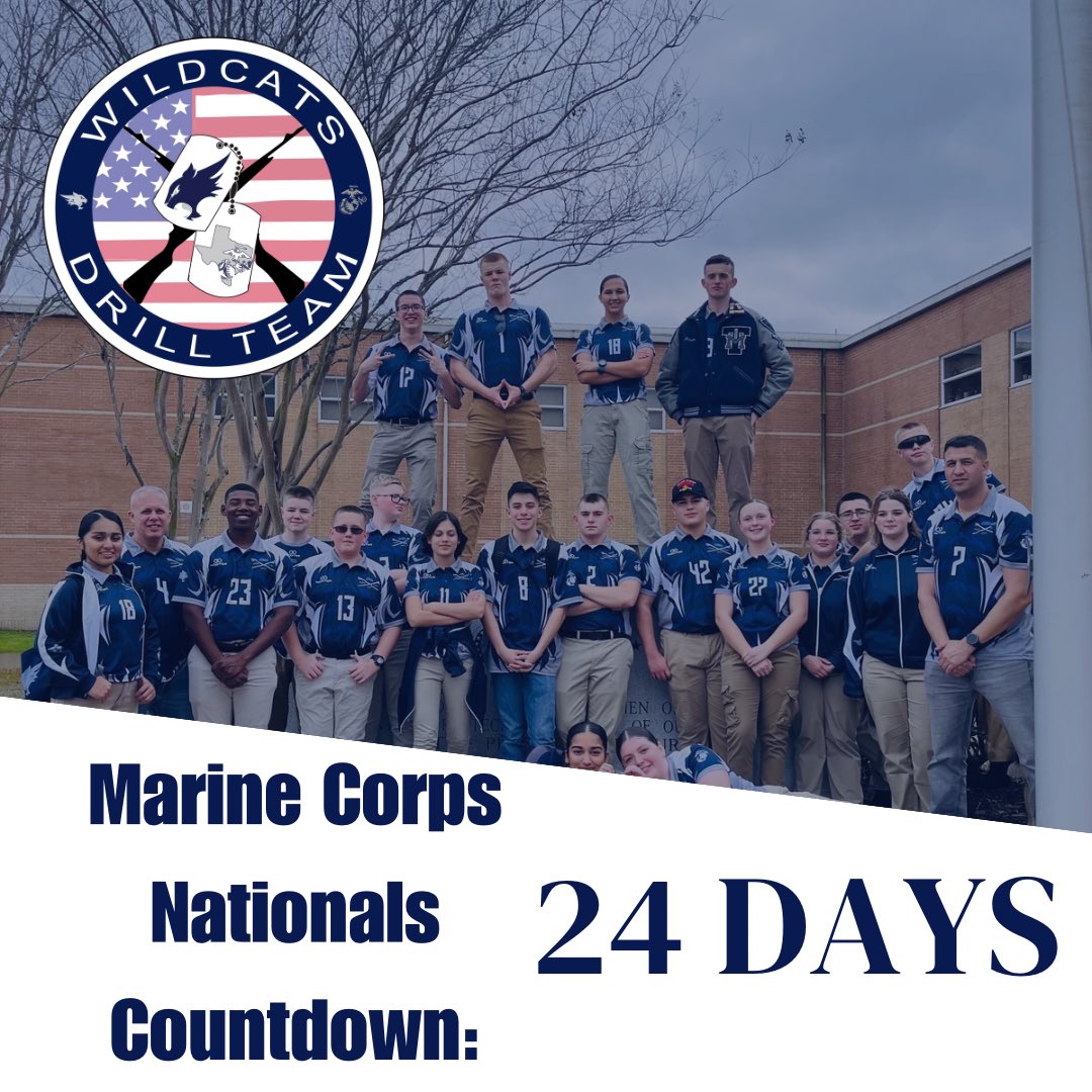 TMHS_MCJROTC's tweet image. 3 weeks until Nationals! 
Remember that Marine Corps’ Nationals is held in Fredericksburg, VA and we need your support to get there! 

verticalraise.com/fundraiser/tom…
#tmhs #Wildcats #mcjrotc #jrotc @TISDTMHS @TomballISD