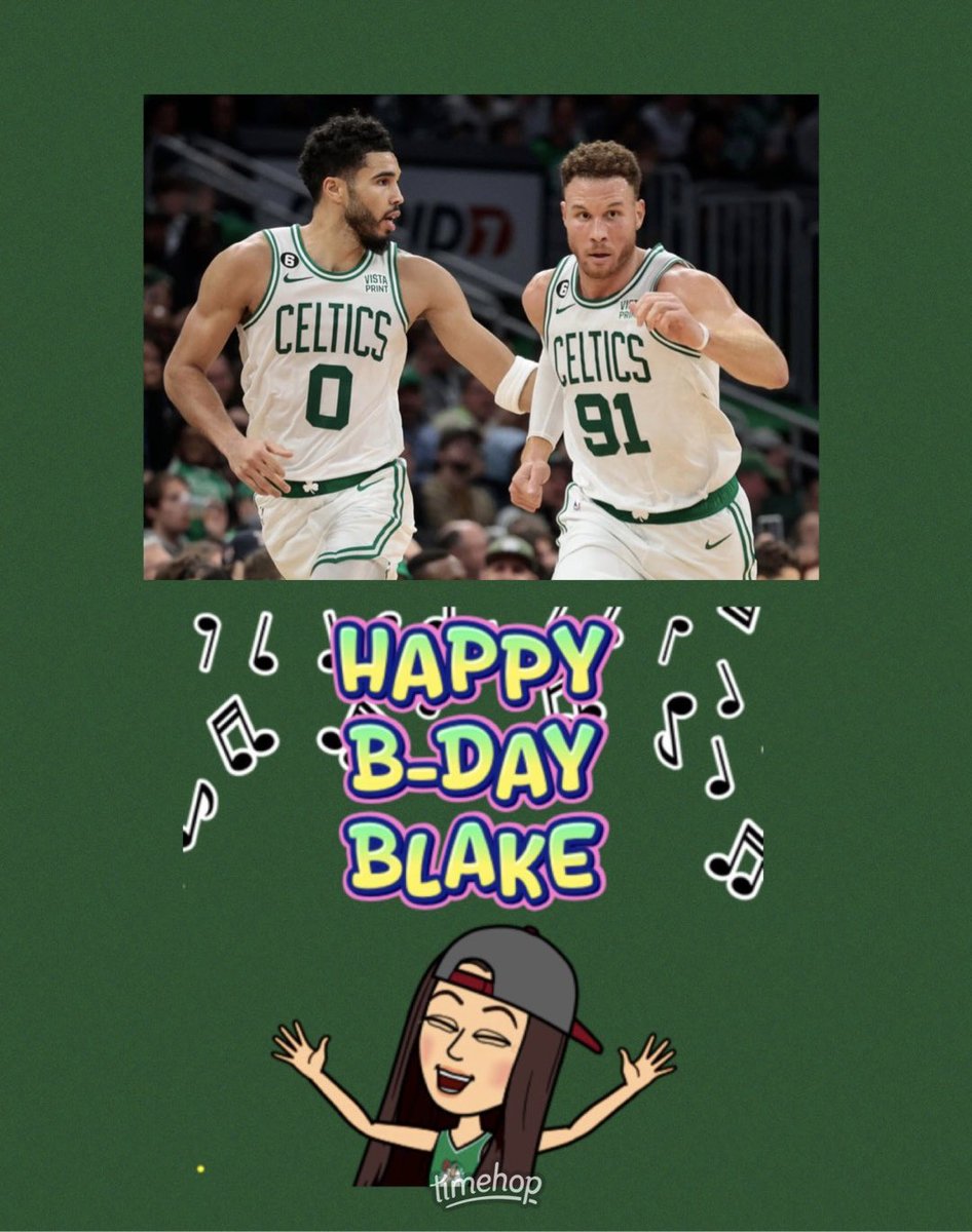 🥳 🎶 HAPPY 🎈😃🎂 🎶💚@blakegriffin23 @celtics @jaytatum0 @FCHWPO @Al_Horford @paulpierce34 @KevinGarnett5KG @SHAQ @KendrickPerkins @MichaelSHolley @michaelwilbon @MorningJab