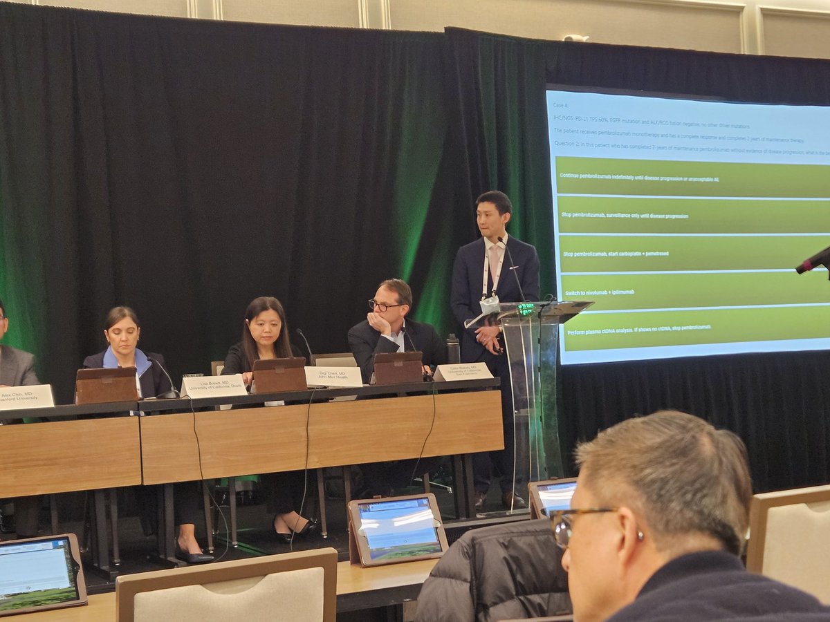 Excellent lung cancer panel at @ANCO_News #MMC2024; seems that @bmsnews needs to do some detailing on how to pronounce nivolumab. NEE-vo vs nih-vo? Luu-mab vs LYOO-mab?