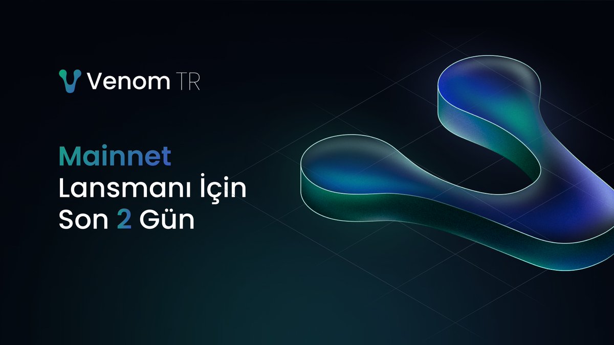 TestnetTV's tweet photo. 🔥#Venom mainnet lansmanı için son 2️⃣ gün!

#VenomLaunch https://t.co/8Fm0VxVGaB