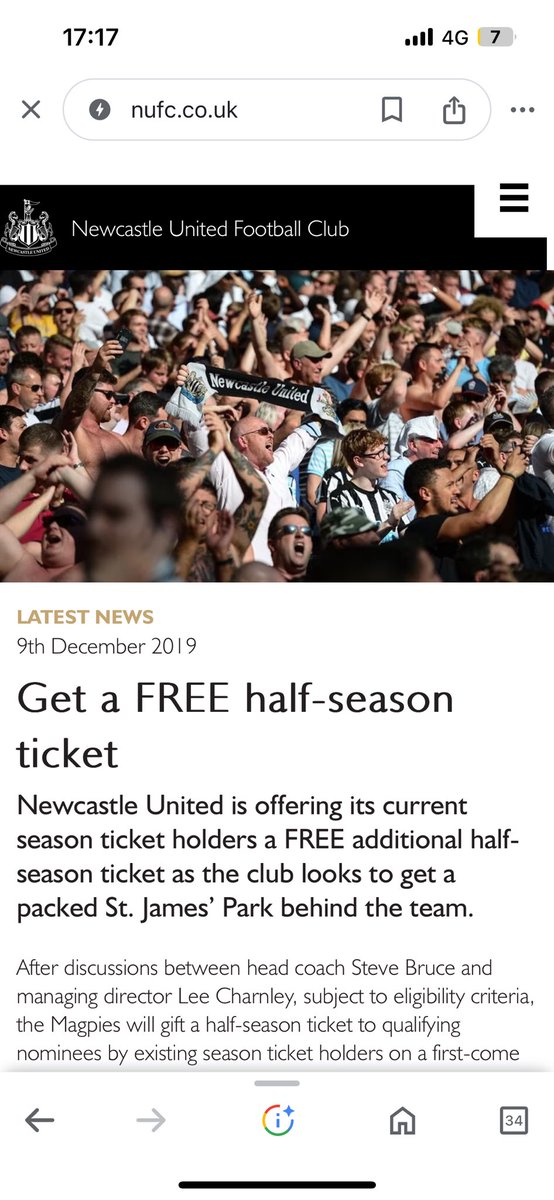 #NUFC what a fanbase tbf